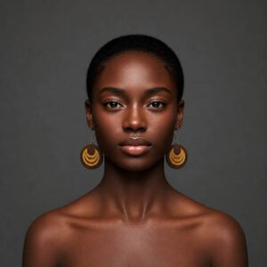 Boucles d’oreilles Lune d’Or
