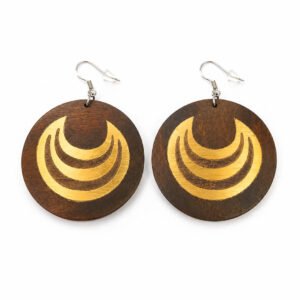 Boucles d’oreilles Lune d’Or