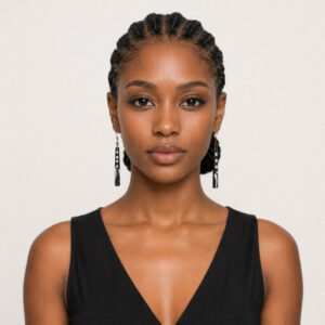 Boucles d’oreilles en corne