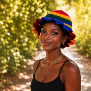Bonnet en crochet (BNC004)